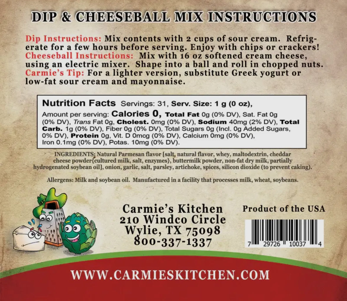 Artichoke Parmesan Dip