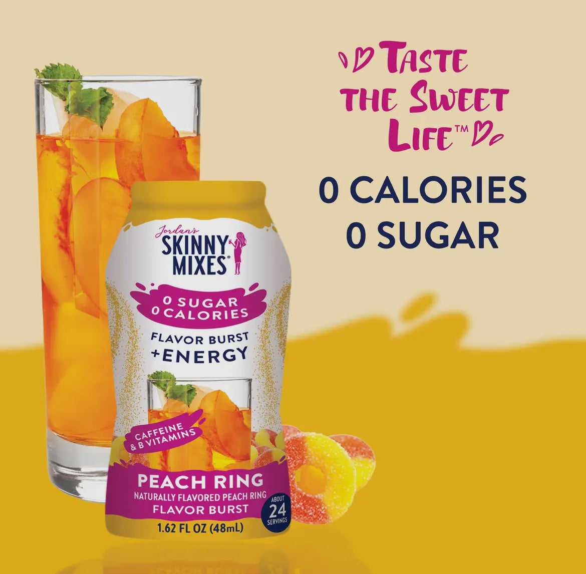 Flavor Burst - Sugar Free Peach Ring + Energy