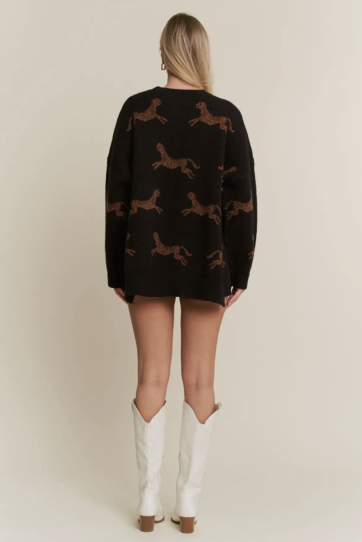 Cheetah Knit Sweater