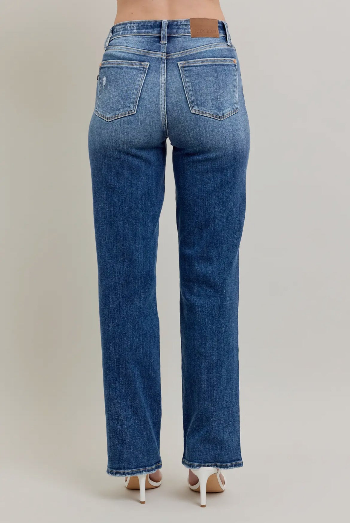 Judy Blue Dark Wash 90’s Straight Leg Jeans