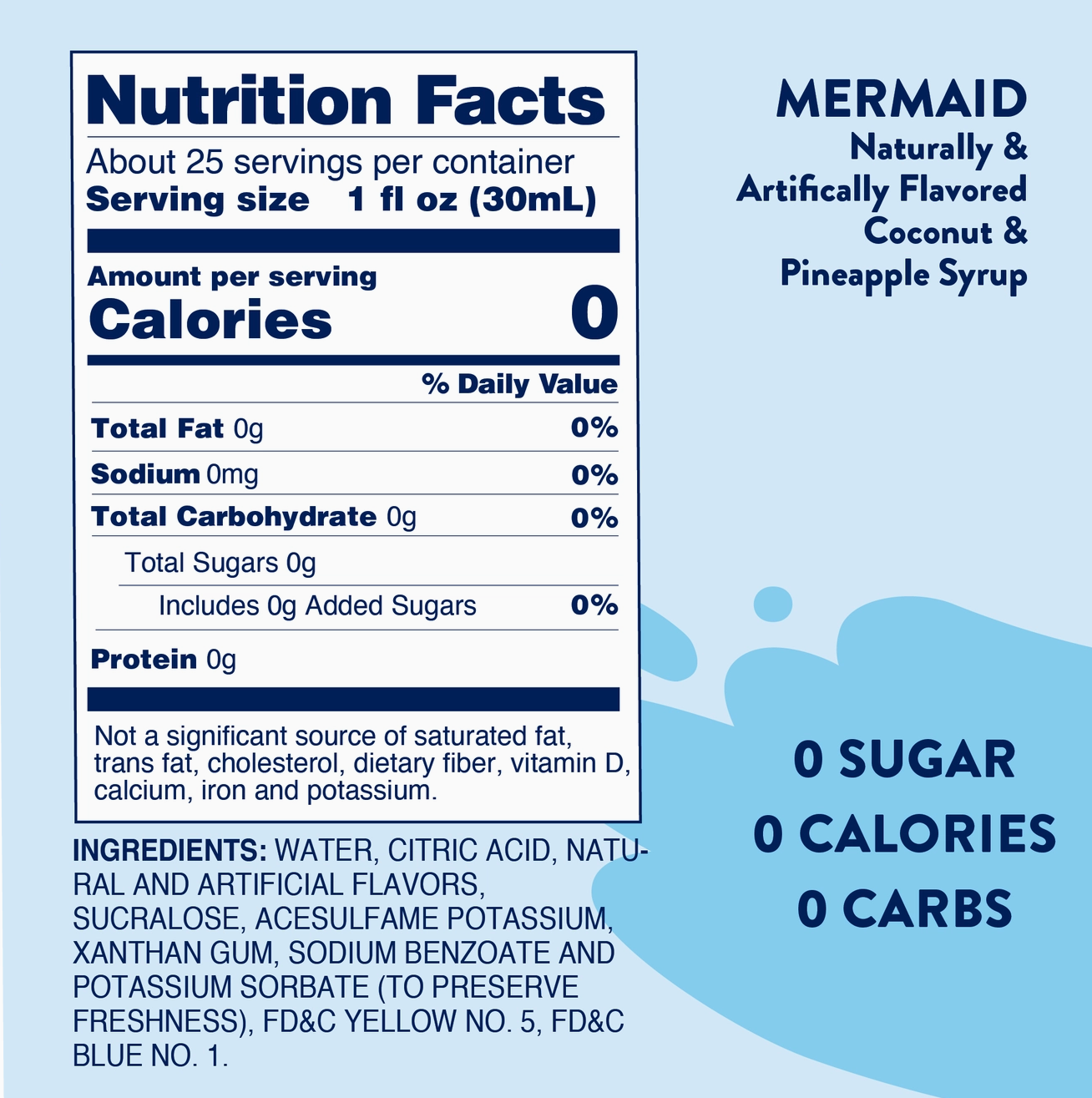 Skinny Mermaid Syrup