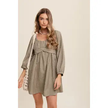 Lucy Babydoll Mini Dress