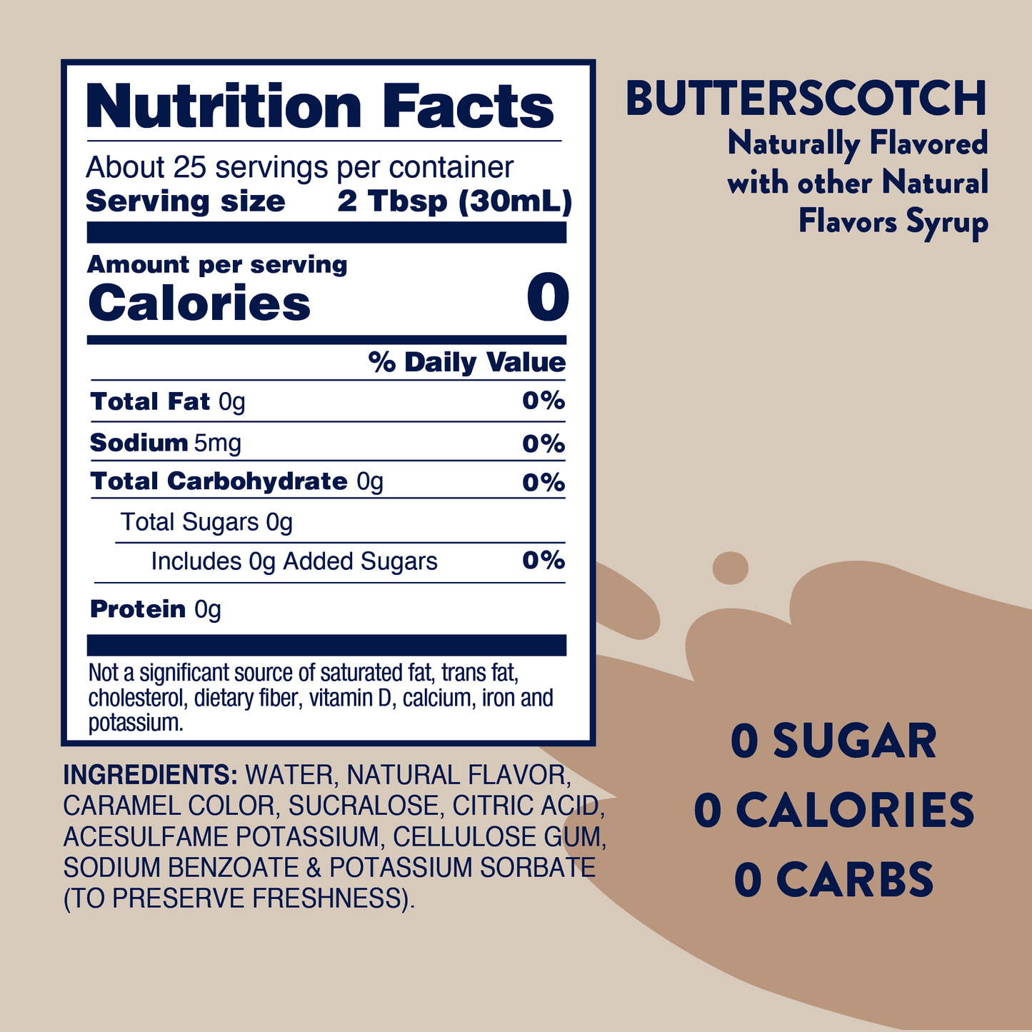 Skinny Butterscotch Syrup