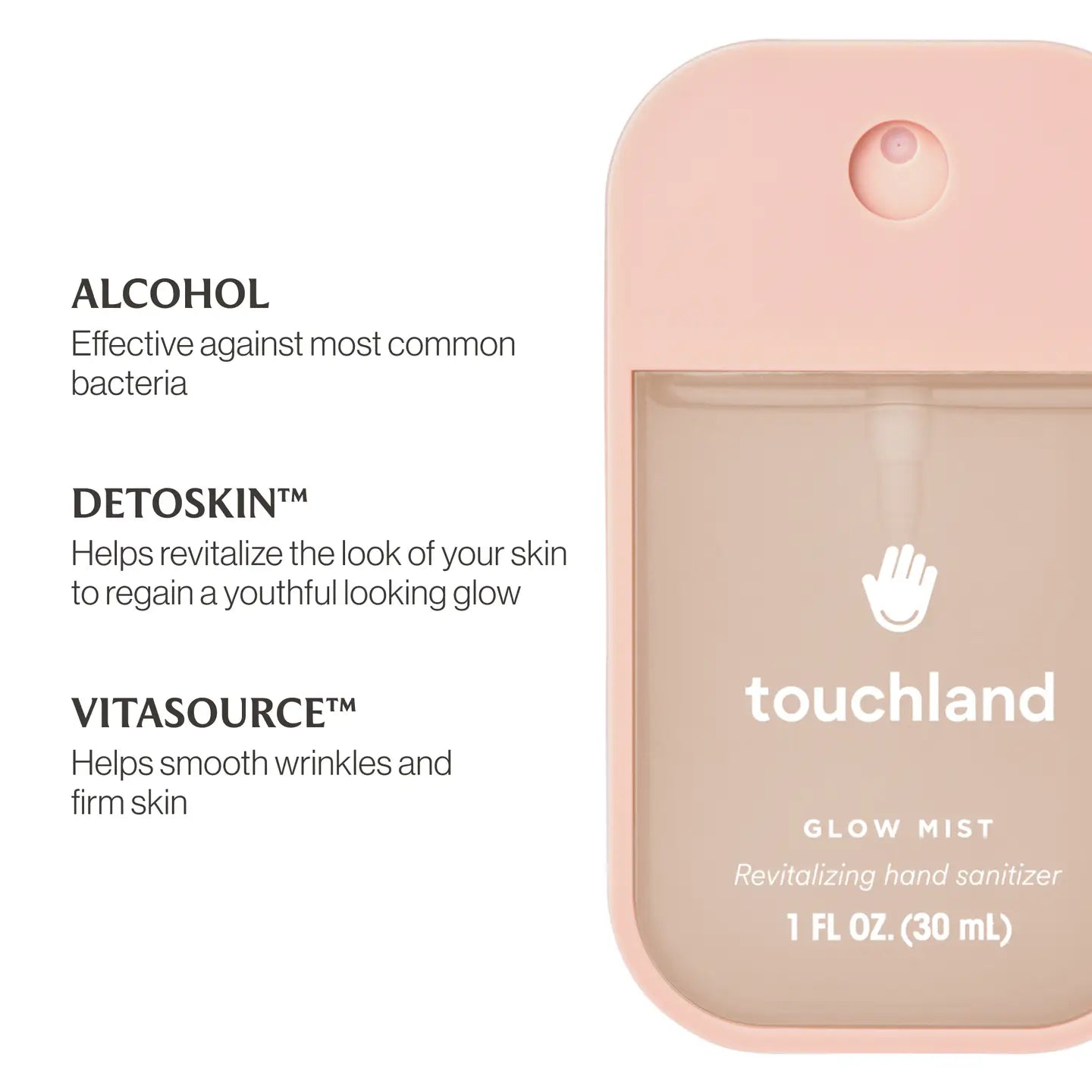 Touchland Rosewater Glow Hand Sanitizer