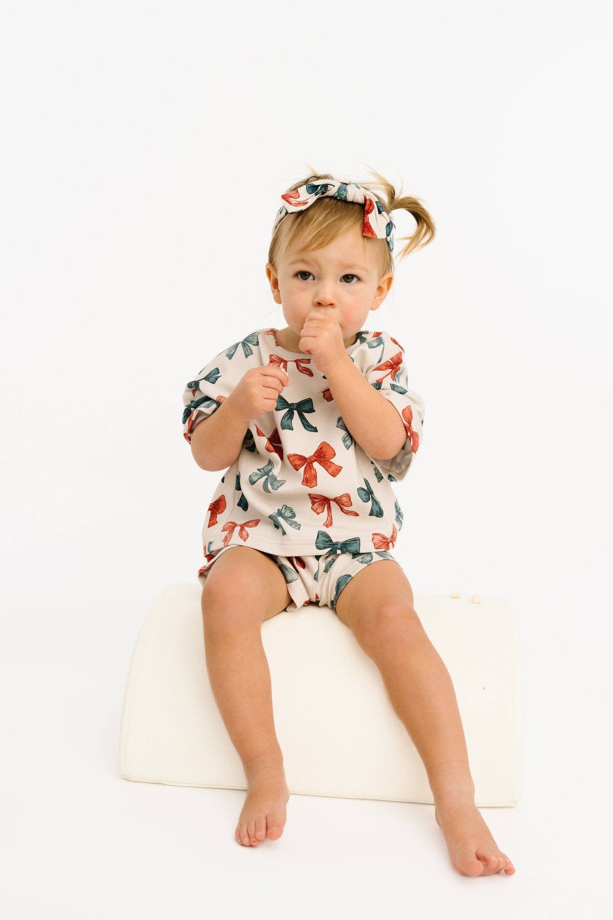 Patriotic Bows Slouchy Set