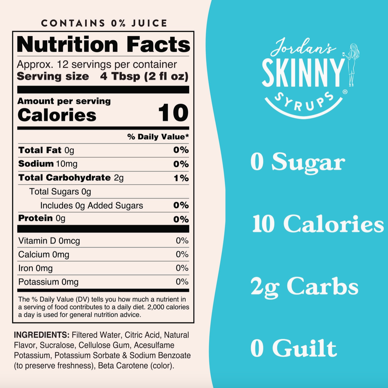 Skinny Lemonade Syrup Concentrate