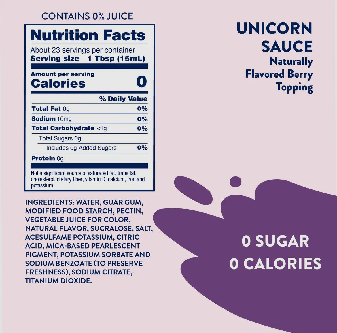 Skinny Unicorn Sauce