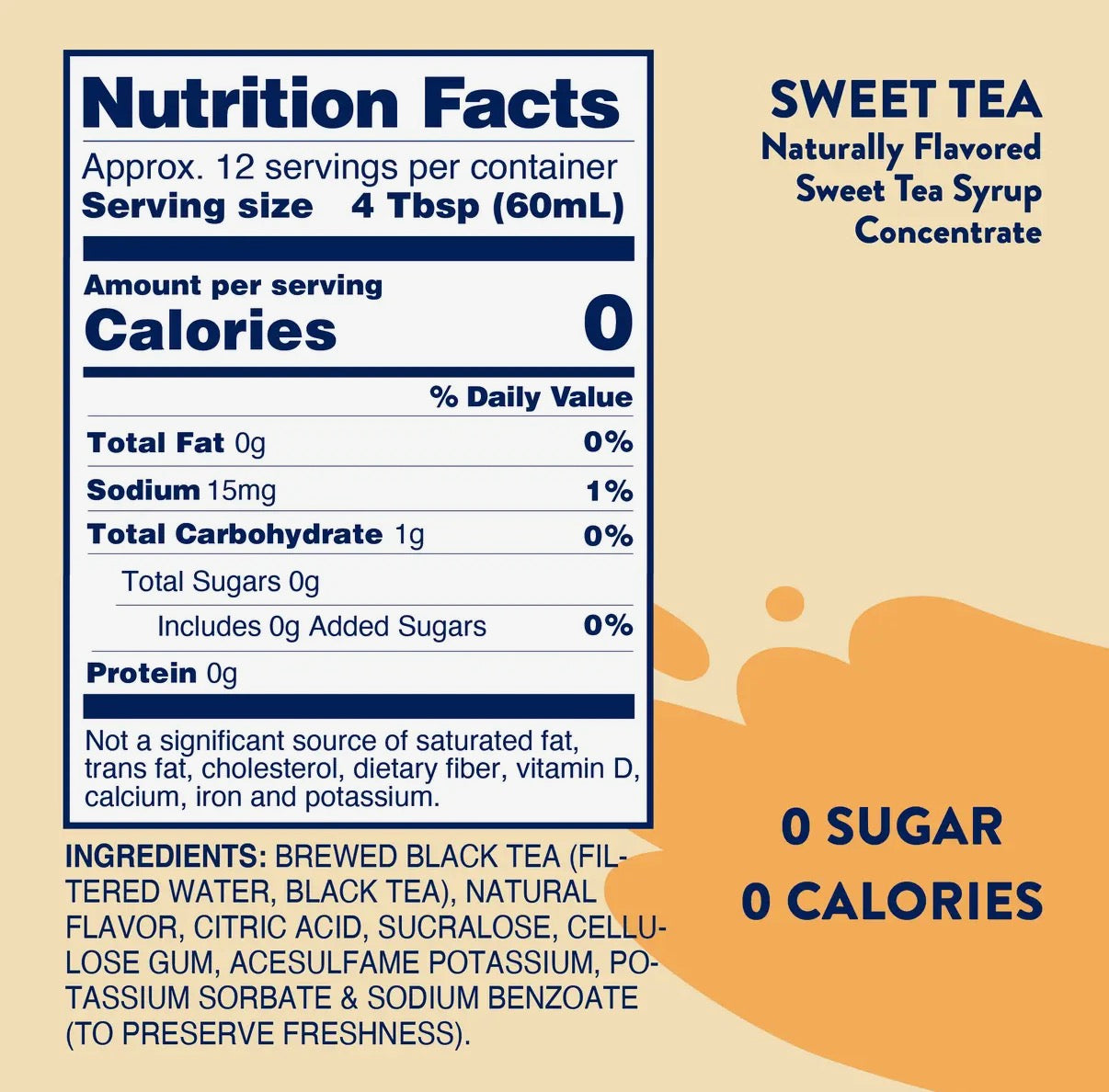 Skinny Sweet Tea Concentrate