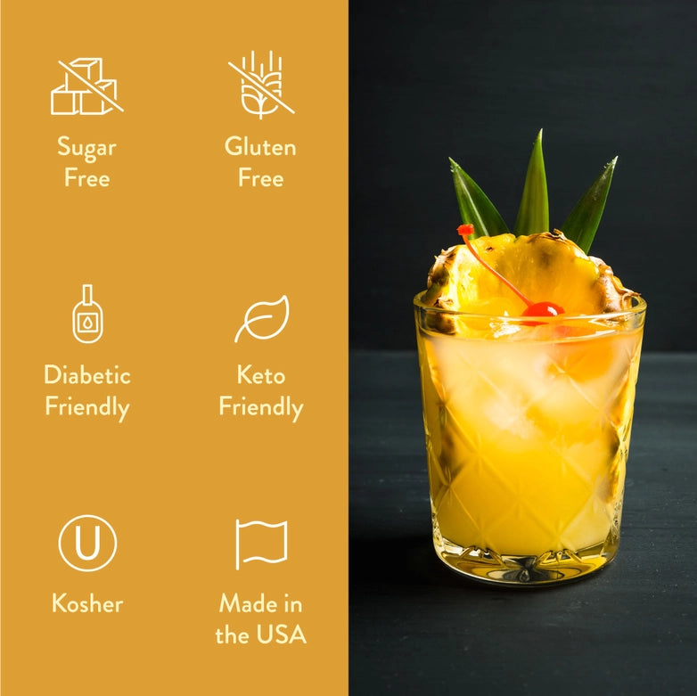 Skinny Pineapple Upside Down Cake Syrup