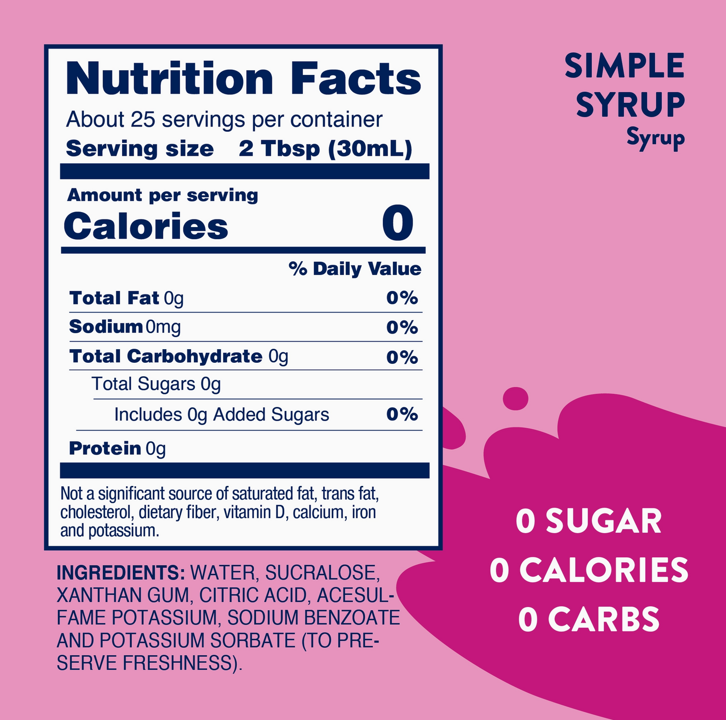 Skinny Simple Syrup