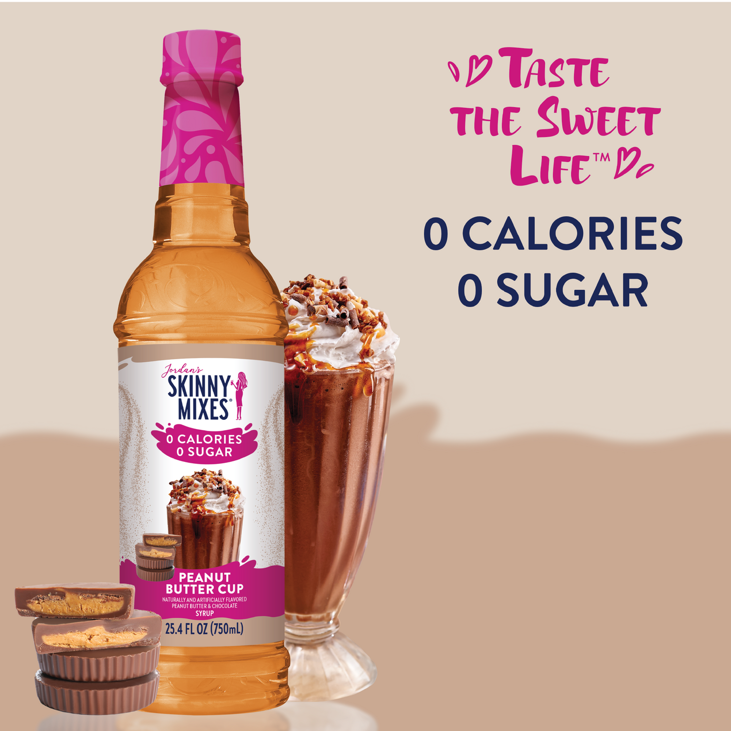 Skinny Peanut Butter Cup Syrup