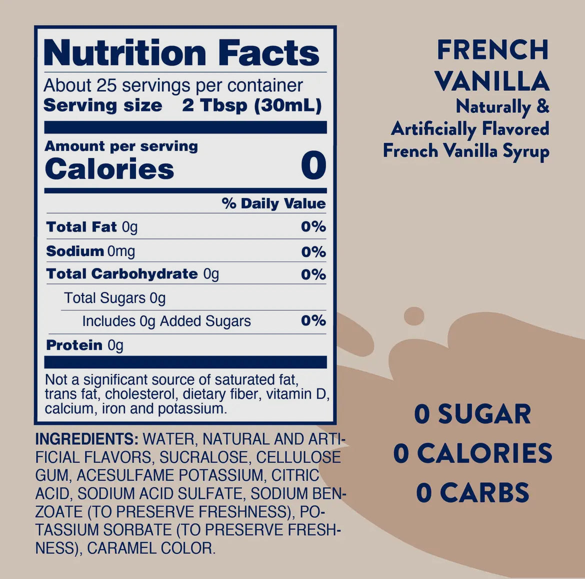 Skinny French Vanilla Syrup