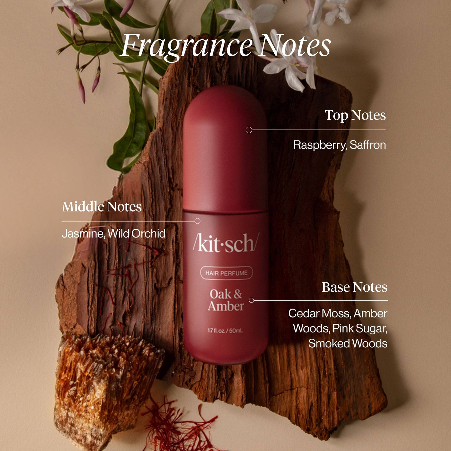 Oak & Amber Hair & Body Perfume Mist