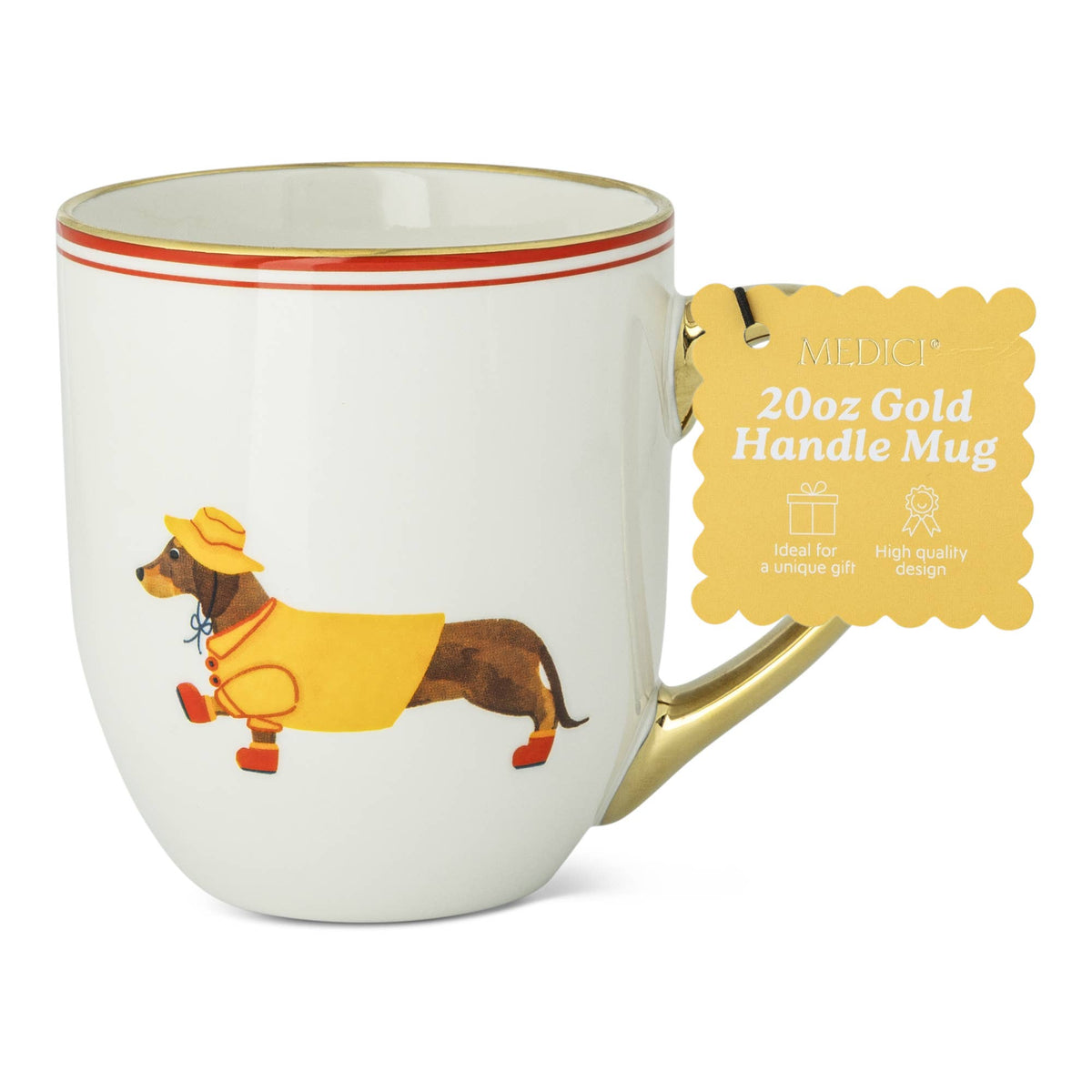 Dachshund Raincoat Belly Mug