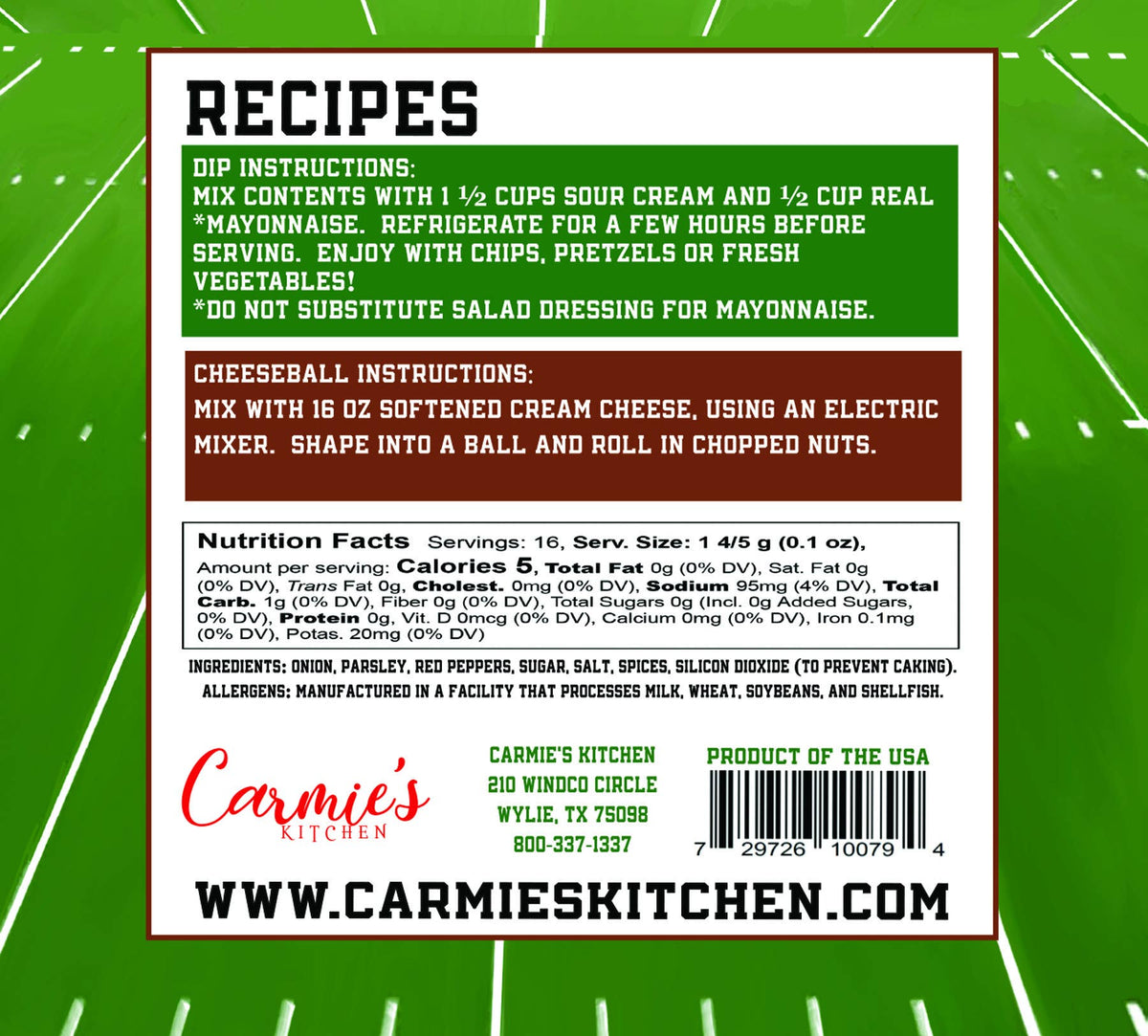 Hail Mary Heat Dip Mix - Game Day Collection
