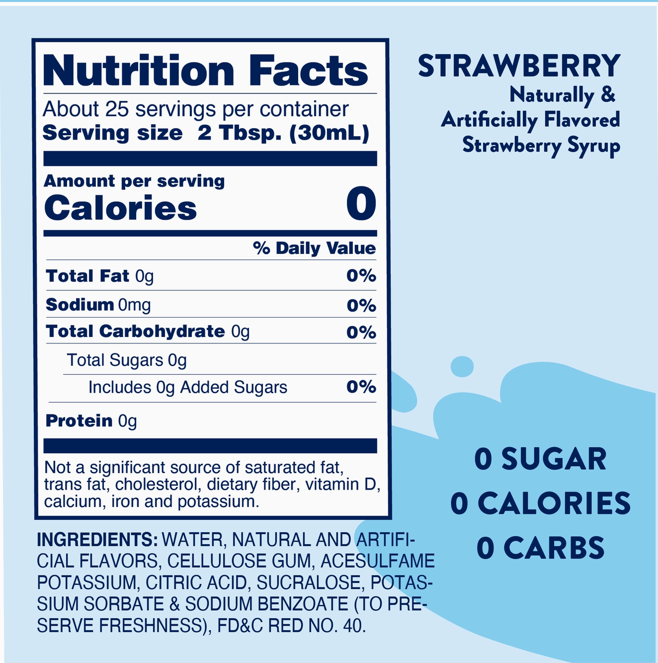Skinny Strawberry Syrup