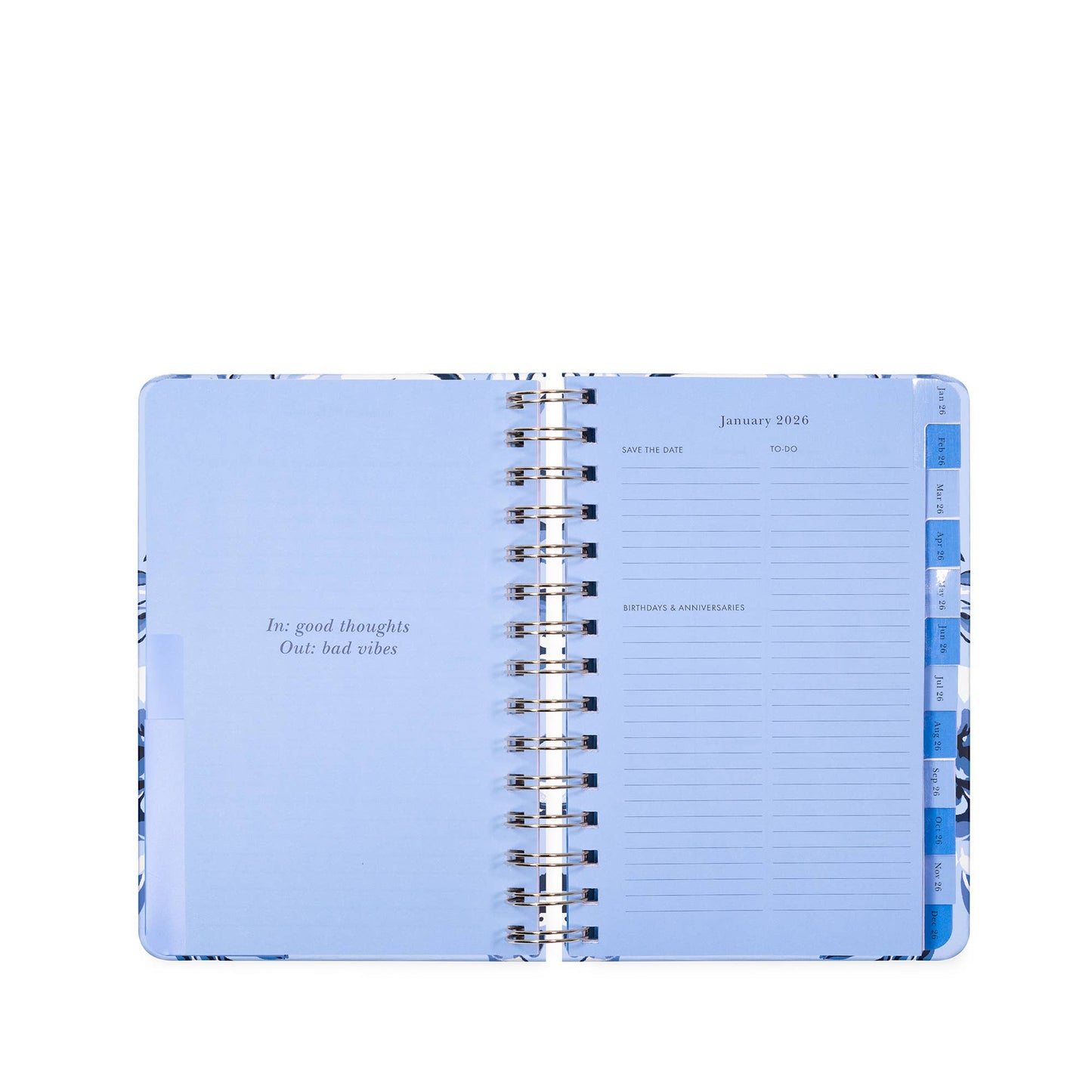 Kate Spade 12 Month Medium Planner- Floral Toile