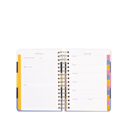 Kate Spade 17 Month Large Planner- Bold Painterly Stripe