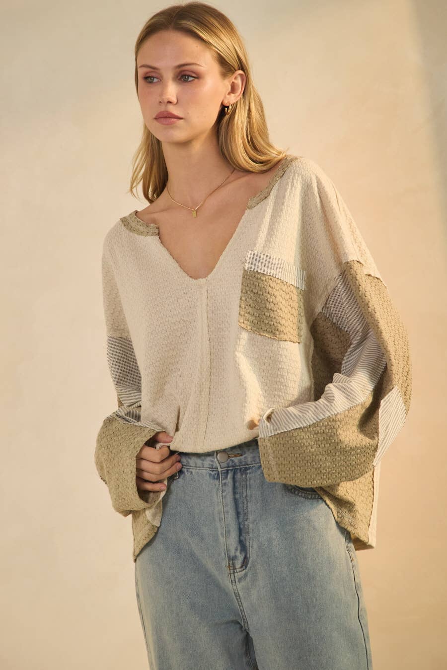 Lily Color Block Top