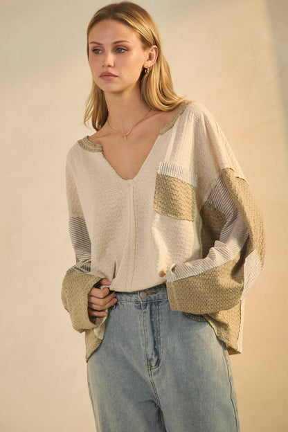 Lily Color Block Top