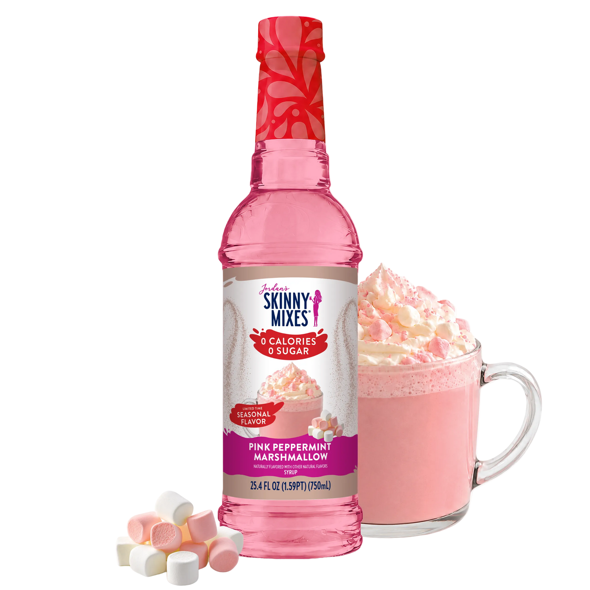 Skinny  Pink Peppermint Marshmallow