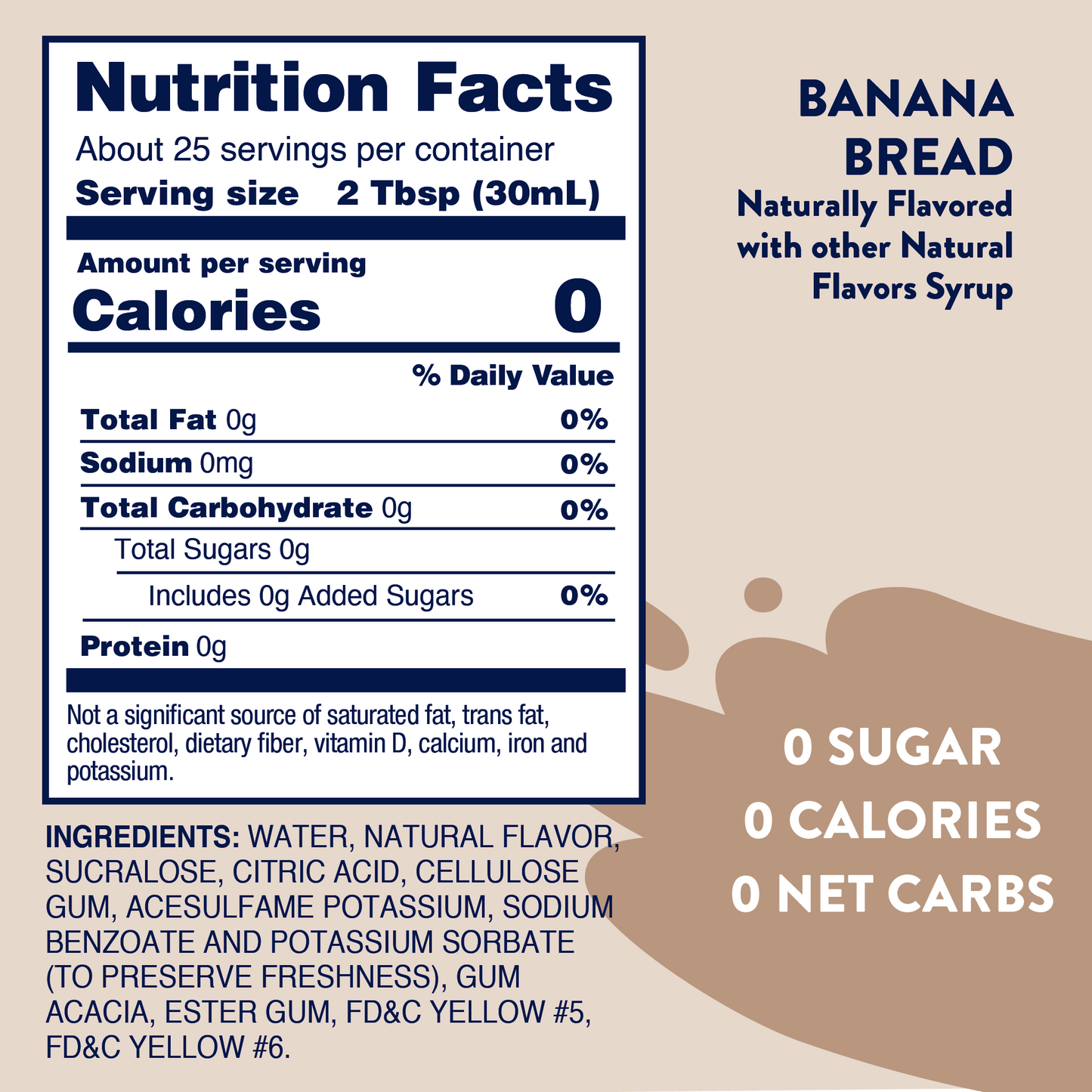 Skinny Banana Bread Syrup