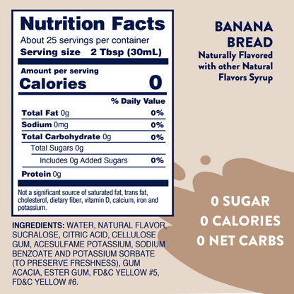 Skinny Banana Bread Syrup