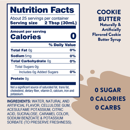 Skinny Cookie Butter Syrup