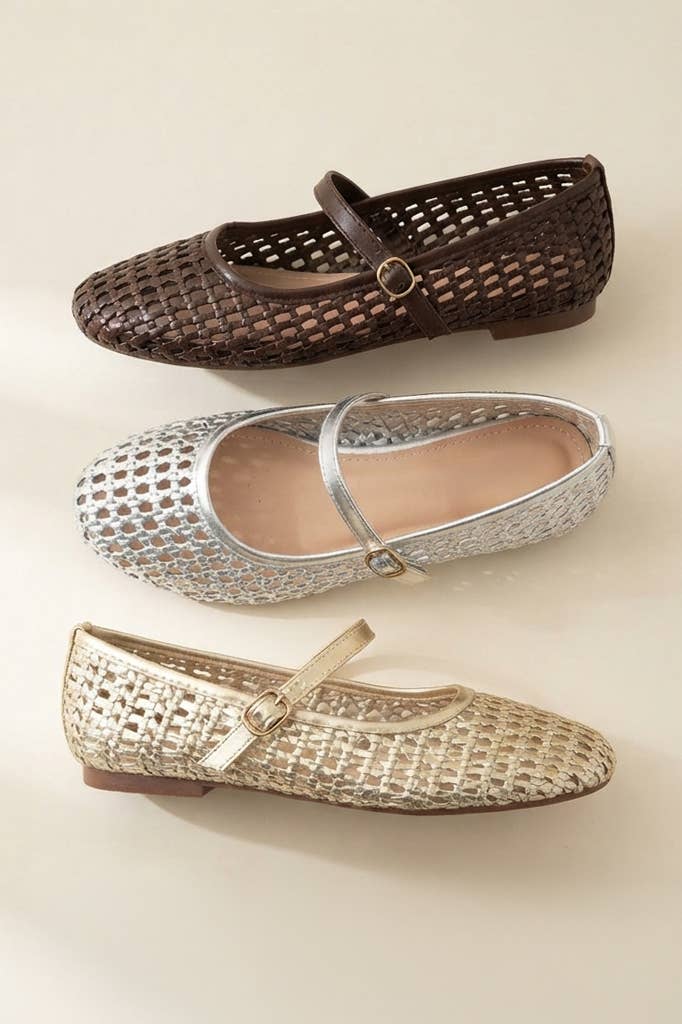 [BEST SELLER] CONCINNITY-9 CLASSIC MARY JANE WOVEN MESH UPPE: BLACK / A18