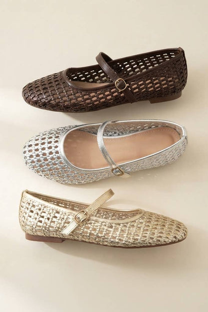 [BEST SELLER] CONCINNITY-9 CLASSIC MARY JANE WOVEN MESH UPPE: BLACK / A18