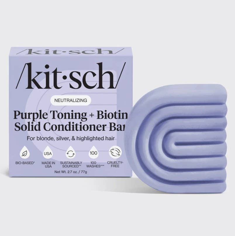 Purple Toning Conditioner Bar for Color-Treated & Grey Hair
