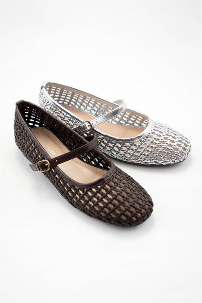 [BEST SELLER] CONCINNITY-9 CLASSIC MARY JANE WOVEN MESH UPPE: BLACK / A18
