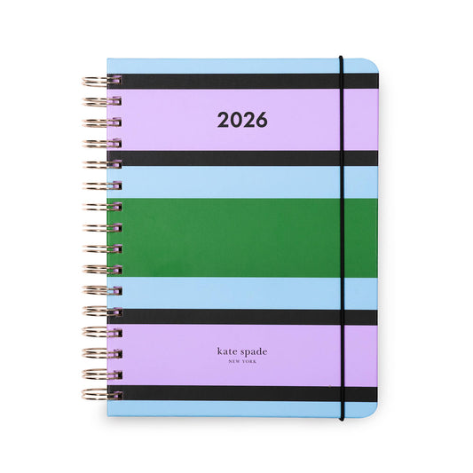 Kate Spade 12 Month Large Planner- Downtown Stripe