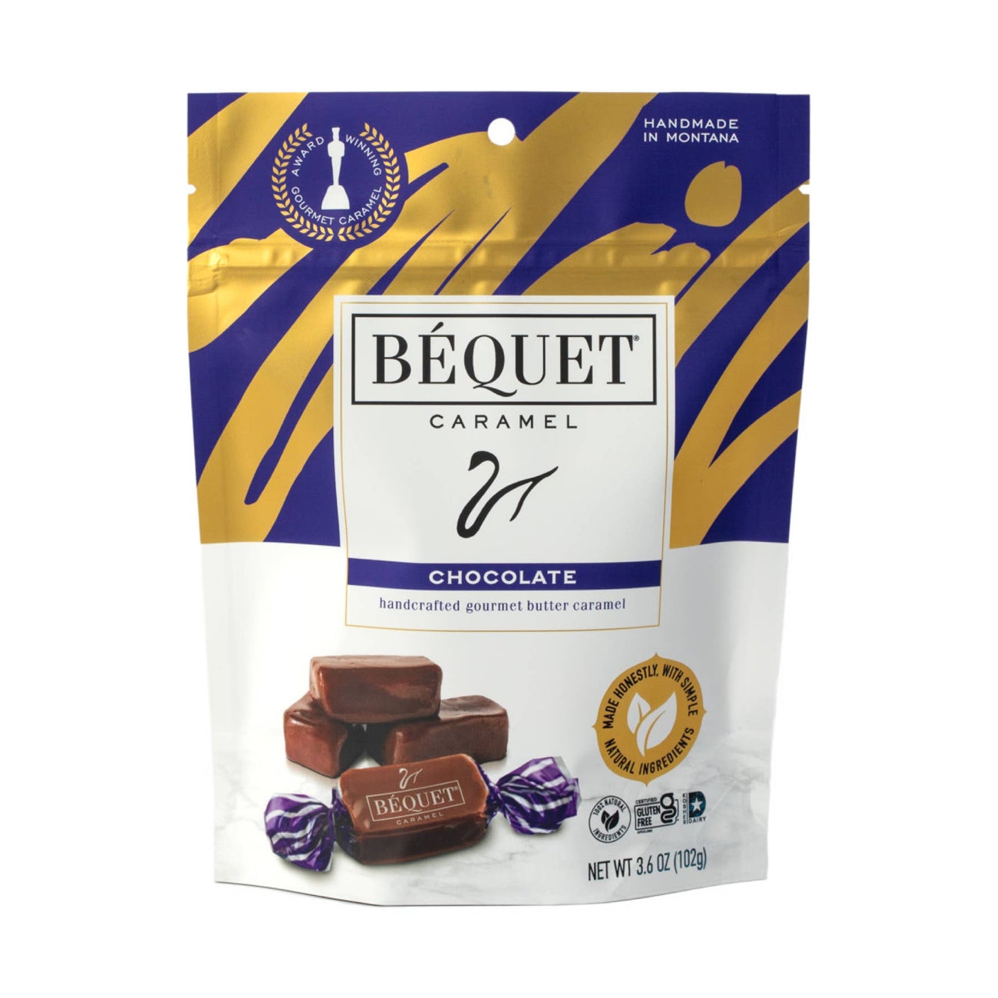 Béquet Gourmet Caramel 3.6 oz Pouch: Butterscotch