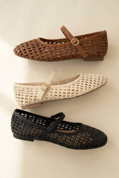 [BEST SELLER] CONCINNITY-9 CLASSIC MARY JANE WOVEN MESH UPPE: BLACK / A18