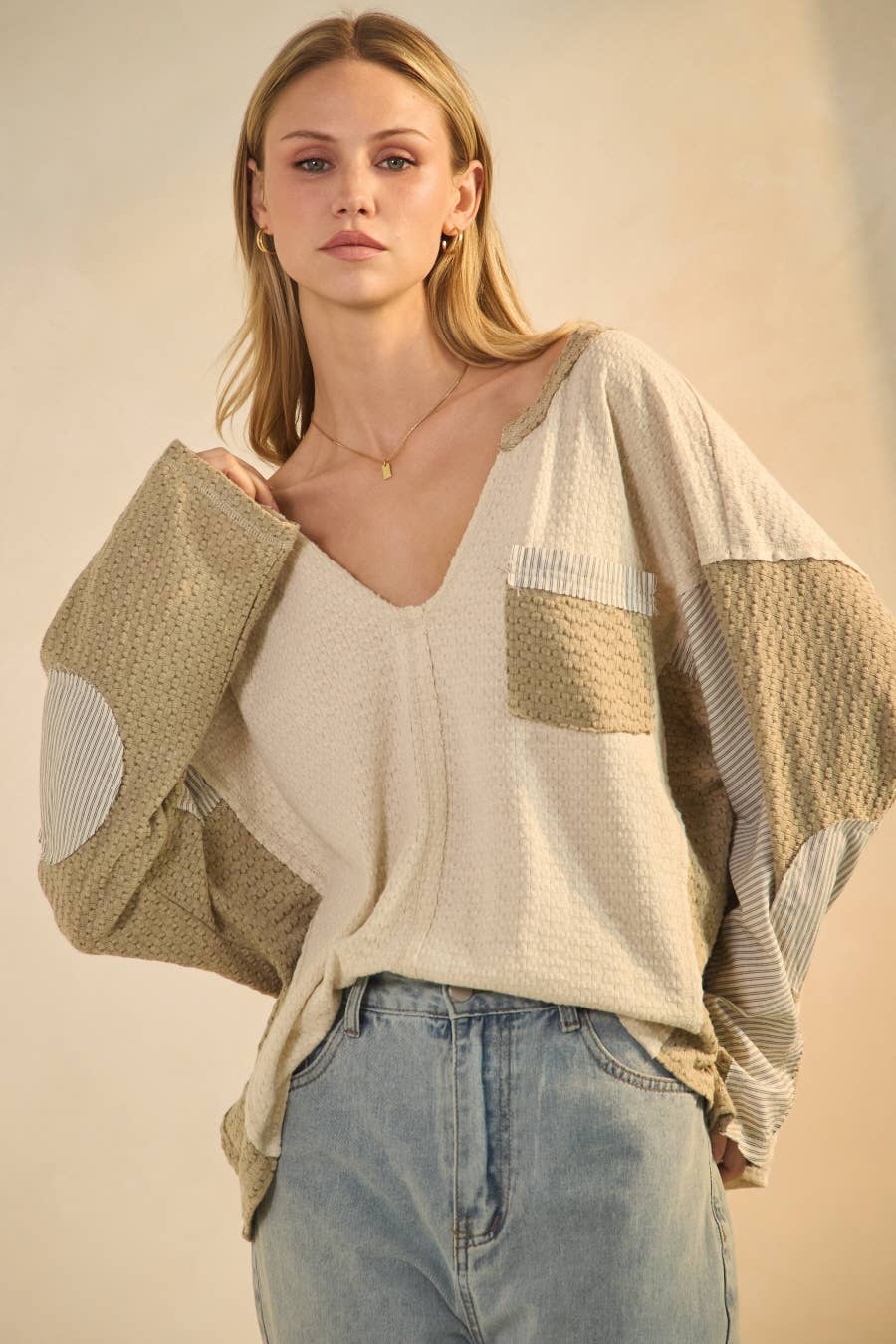 Lily Color Block Top