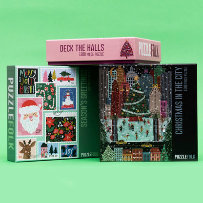 Christmas In The City 1000 Piece Holiday Puzzle