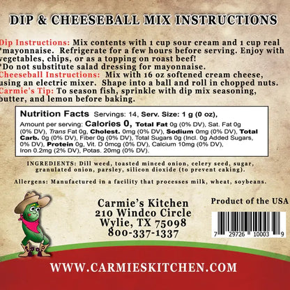 Dilliest Dill Dip Mix
