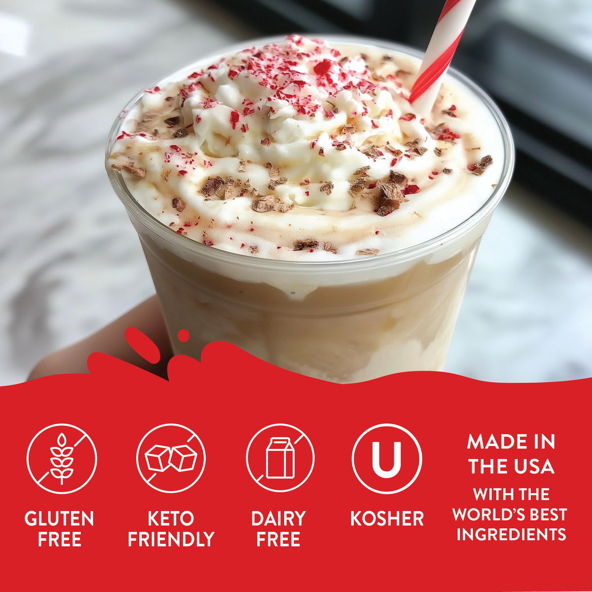 Skinny White Chocolate Peppermint Syrup