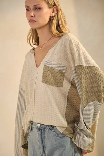 Lily Color Block Top