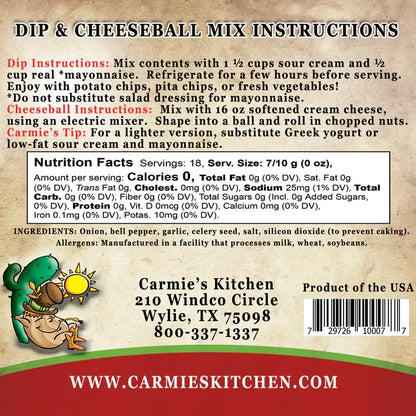 Caramelized Onion Dip Mix