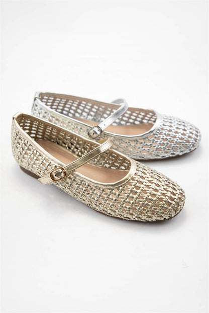 [BEST SELLER] CONCINNITY-9 CLASSIC MARY JANE WOVEN MESH UPPE: BLACK / A18