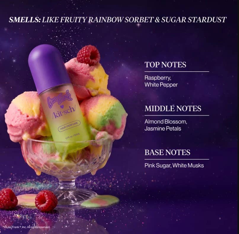 Lisa Frank® x Kitsch Cosmic Sundae Hair & Body Perfume Mist