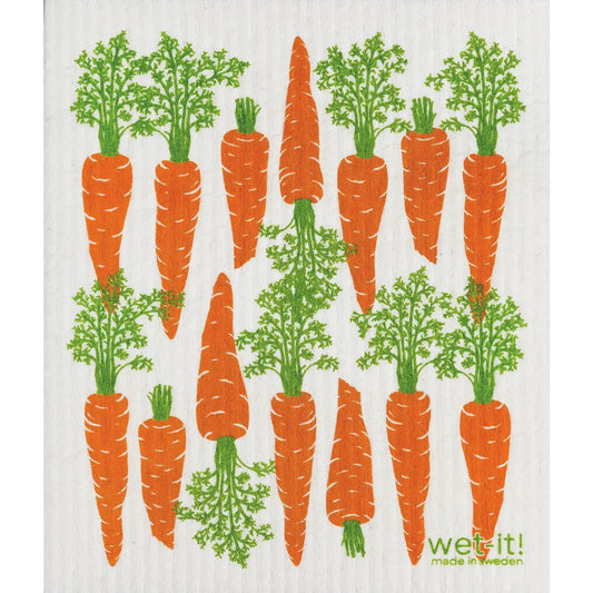 Carrots By Row Swedish Cloth
