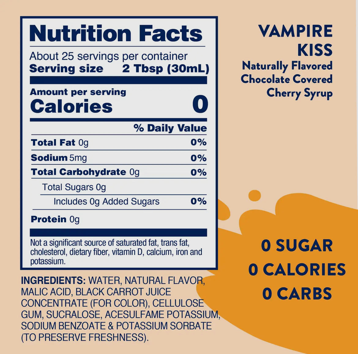 Skinny Vampire Kiss Syrup