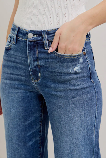 Judy Blue Dark Wash 90’s Straight Leg Jeans