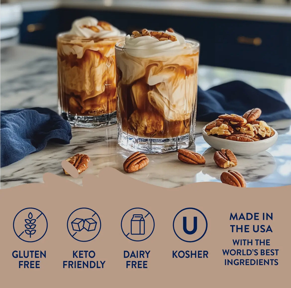 Skinny Maple Bourbon Pecan Syrup