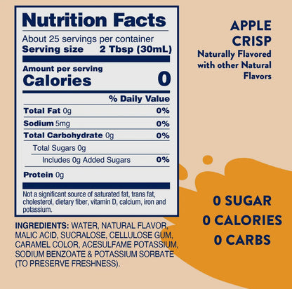 Skinny Apple Crisp Syrup