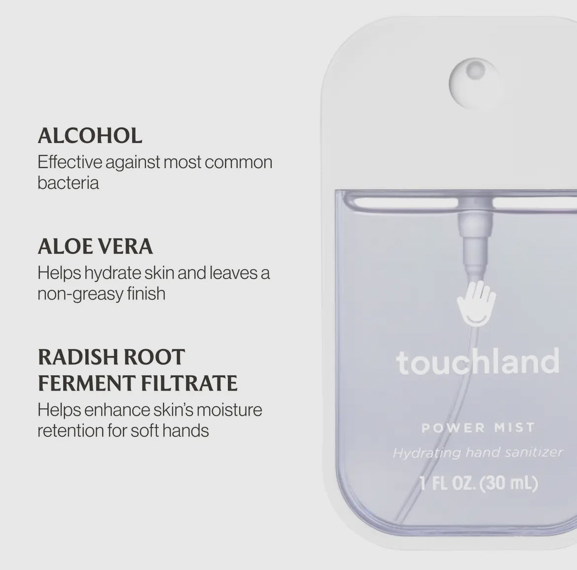 Touchland Beach Coco Mist Hydrating Hand Sanitizer