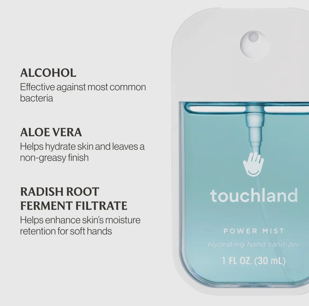 Touchland Frosted Mint Power Mist Hand Sanitizer